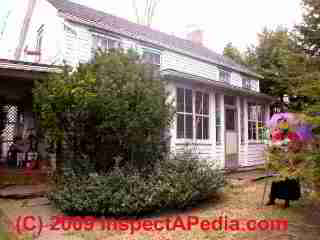 Photograph of Mid-Victorian building in Hudson NY ca 1974 with cast iron exterior faux stone