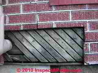 Damaged asphalt siding (C) Daniel Friedman