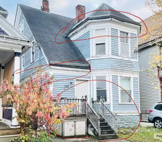 Home exterior repair needs (C) InspectApedia.com Aslam