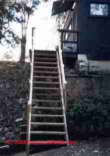Exterior stairs constructed by D Friedman & Art Cady (C) Daniel Friedman