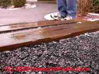 Landscape tie stair trip hazard (C) Daniel Friedman