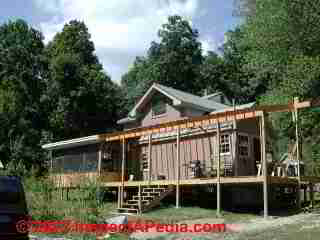 Amateur exterior stair & deck construction (C) D Friedman