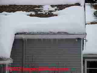 Cape cod roof snow  melt (C) D Friedman