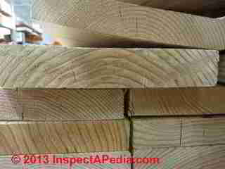 Twisted framing lumber (C) 2013 Daniel Friedman
