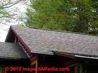 Fabric type ridge vent (C) D Friedman