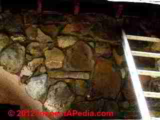 Stone veneer wall over wood frame - hidden leaks (C) D Friedman
