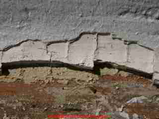 Photo of paint failure due to inappropriate use of skim coat with crack filler