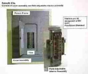 Photograph of  Eaton Cutler Hammer Electric Retrofit Kit for Electrical Panel Replacement