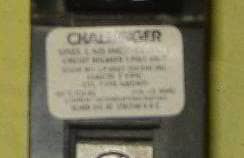 Challenger circuit breaker label (C) InspectApedia.com