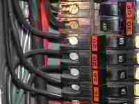 FPE breaker failed to trip - this is a typical breaker overheat example provided by Mark Cramer, a Tampa Florida home inspector