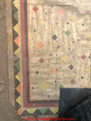 original flooring in 1920s adobe in New Mexico (C) InspectApedia.com Mel