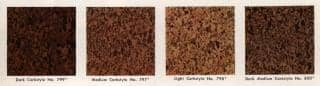 Armstrong Excelon cork style flooring in 1958 at InspectApedia.com