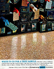 Asbestos floor tile at InspectApedia.com