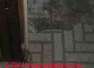 Armstrong white brick pattern floor tiles - with asbestos (C) Daniel Friedman VV