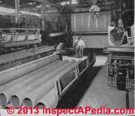 Transite pipe being made (C) D Friedman (Rosato)