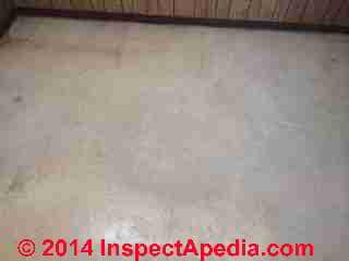 Kentile Buckskin Pattern Floor Tile packaging photo (C) InspectApedia.com