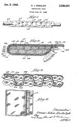 Rudolph, Oscar J. "Insulating tape." [PDF] U.S. Patent 2,366,291 at InspectApedia.com