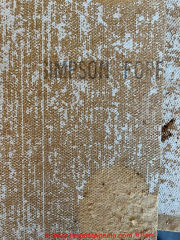 Simpson Forestone Fissured Texture Ceiling Tiles (C) InspectApedia.com BHawk
