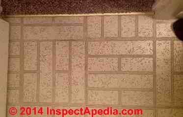 Armstrong white brick floor tile - no asbsestos (C) InspectApedia JFC