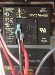 A1 Components BC 7070 A/M Camstat fan limit control switch (C) Inspectapedia.com Jay