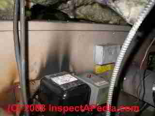 Soot and oil burner combustion product leak (C) Daniel Friedman