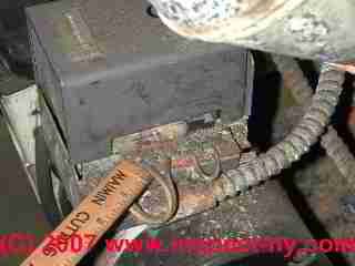 Photograph of an oil burner cad cell relay switch