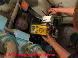 Cad cell check during heating system tuneup (C) D Friedman