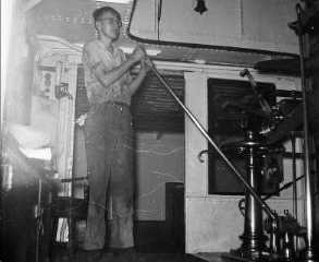 Conrad Milster in the Steam Room at Pratt