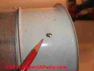 Photograph of a draft regulator