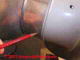 Photograph of a draft regulator