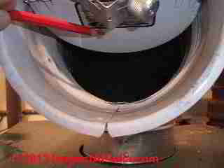 Photograph of a draft regulator