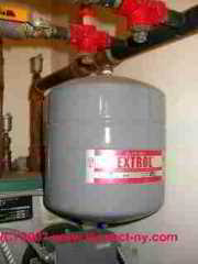 LARGER VIEW of a heating boiler expansion tank