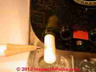 Fan limit switch fan AUTO or MANUAL white button (C) Daniel Friedman