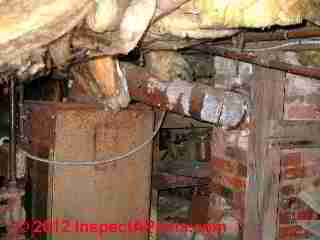 Unsafe flue vent connector (C) D Friedman