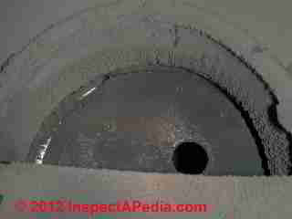 Oil burner soot inside heater (C) D Friedman