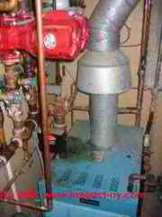 Draft hood on a gas fired heating boiler (C) Daniel Friedman