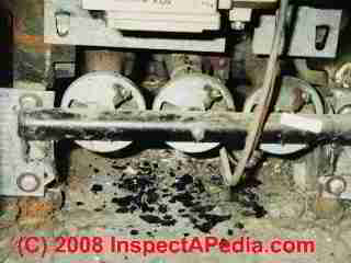 Gas fired heating boiler burner soot means unsafe system (C) Daniel Friedman