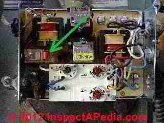 Reset switch on Energy Kinetics Oil Boiler (C) D Friedman