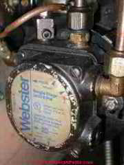 Webster oil burner fuel unit (C) D Friedman