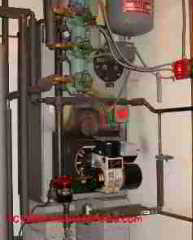 Backpressure Burn at an oil burner (C) Daniel Friedman