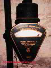 Antique gauge for buried oil tanks (C) Daniel Friedman