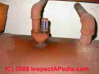 Oil tank piping requirements sketch