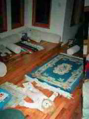 Radiant heated wood floor (C) D Friedman