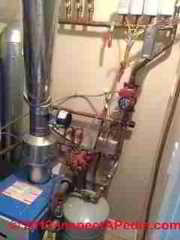 Heating piping & valve layout (C) InspectApedia JC