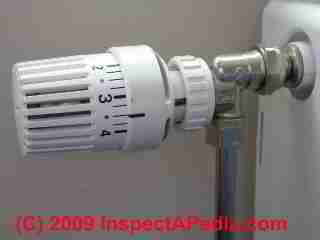 Thermostatically controlled hot water radiator valve (C) Daniel Friedman