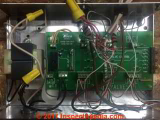 Taco ZVC403 zone controller wiring illustration (C) InspectApedia.com KP