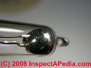Mercury bulb swithc in "make" mode