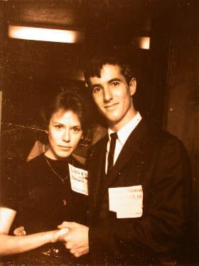 Photograph of Linda Rae York and Danny Friedman, Rush Week Washington and Lee University 1963