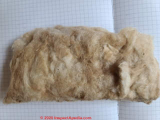 Johns Manville Rock Wool Insulation black kraft faced H1 128 B (C) InspectApedia.com Krakowski