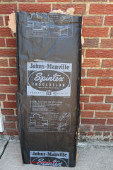 Johns-Manville Spintex Insulation long fiber rock wool, type H1-128-B (C) InspectApedia.com Dan K